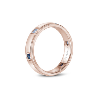 Bleu Royale Men's Wedding Band RYL-016RDS55