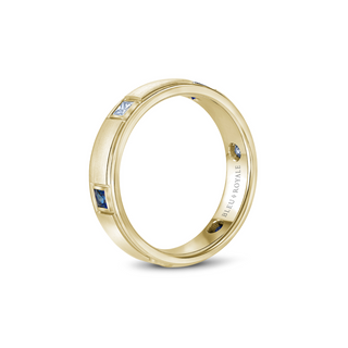 Bleu Royale Men's Wedding Band RYL-016YDS55