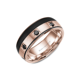 Bleu Royale Men's Wedding Band RYL-019RBD85