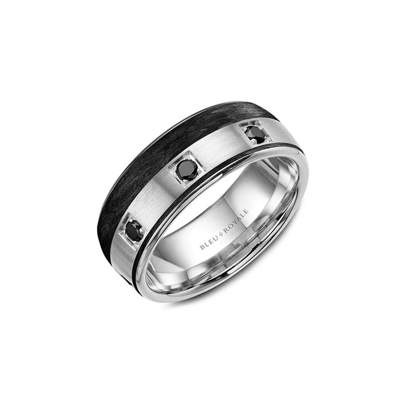 Bleu Royale Men's Wedding Band RYL-019WBD85