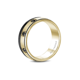 Bleu Royale Men's Wedding Band RYL-019YBD85