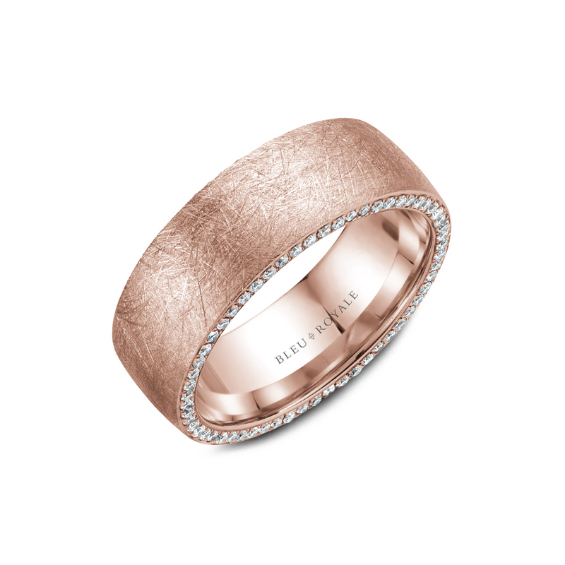 Bleu Royale Men's Wedding Band RYL-020RD8