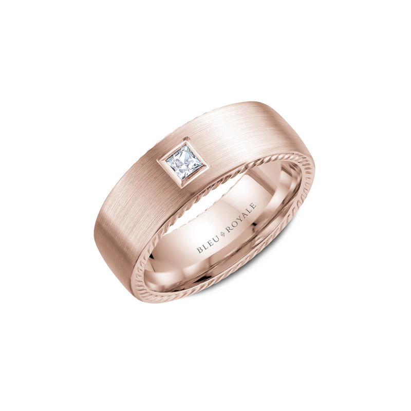 Bleu Royale Men's Wedding Band RYL-021RD8