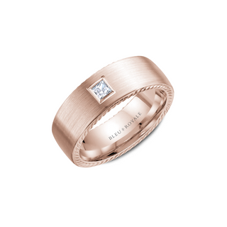 Bleu Royale Men's Wedding Band RYL-021RD8