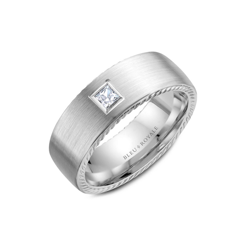 Bleu Royale Men's Wedding Band RYL-021WD8