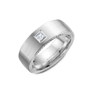 Bleu Royale Men's Wedding Band RYL-021WD8