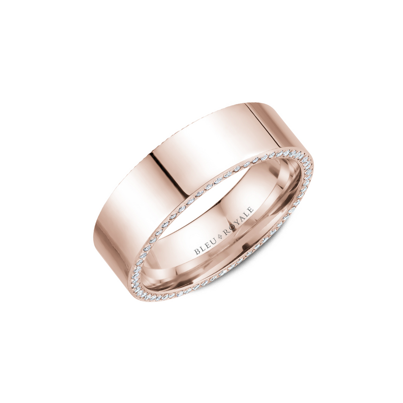 Bleu Royale Men's Wedding Band RYL-022RD75