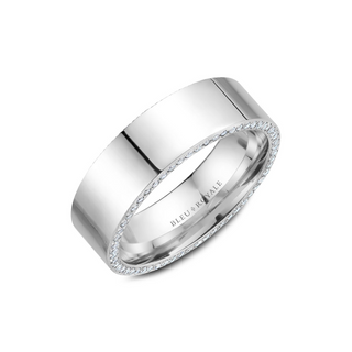 Bleu Royale Men's Wedding Band RYL-022WD75