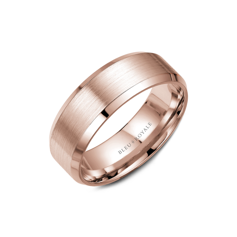 Bleu Royale Men's Wedding Band RYL-023R75