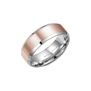 Bleu Royale Men's Wedding Band RYL-023RW75