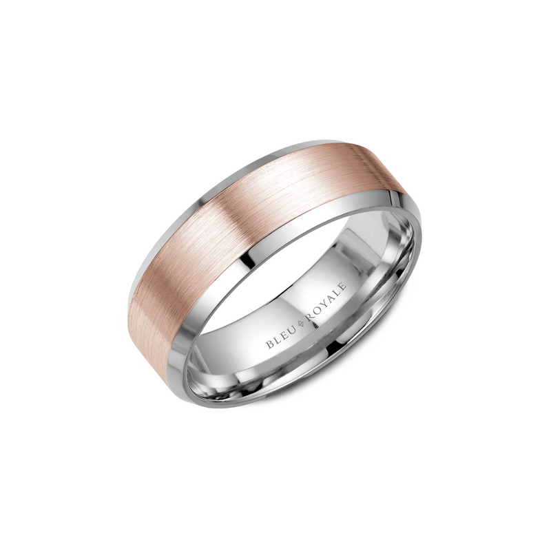 Bleu Royale Men's Wedding Band RYL-023RW75