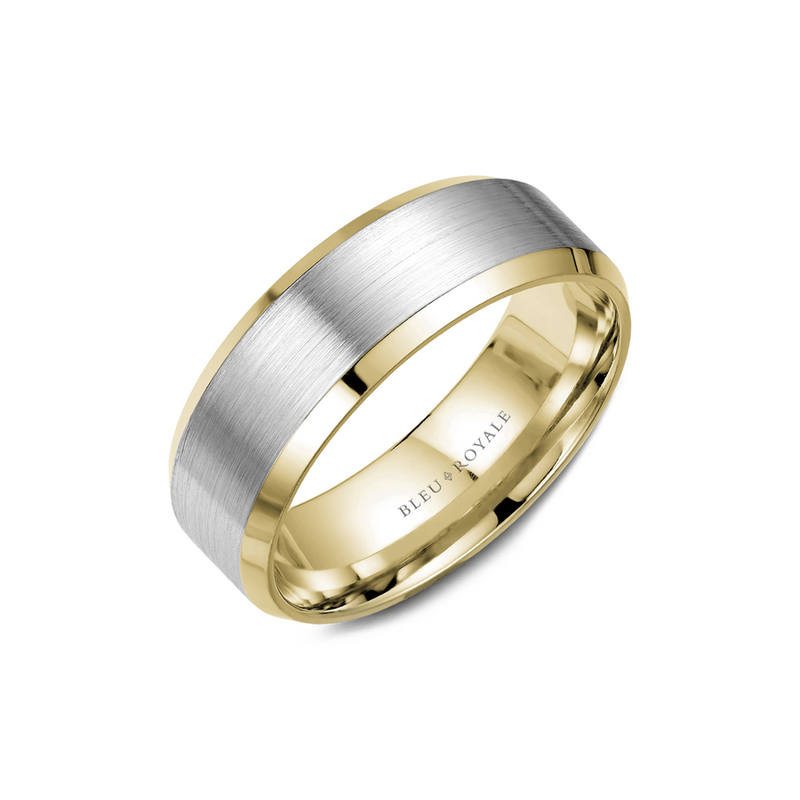 Bleu Royale Men's Wedding Band RYL-023WY75