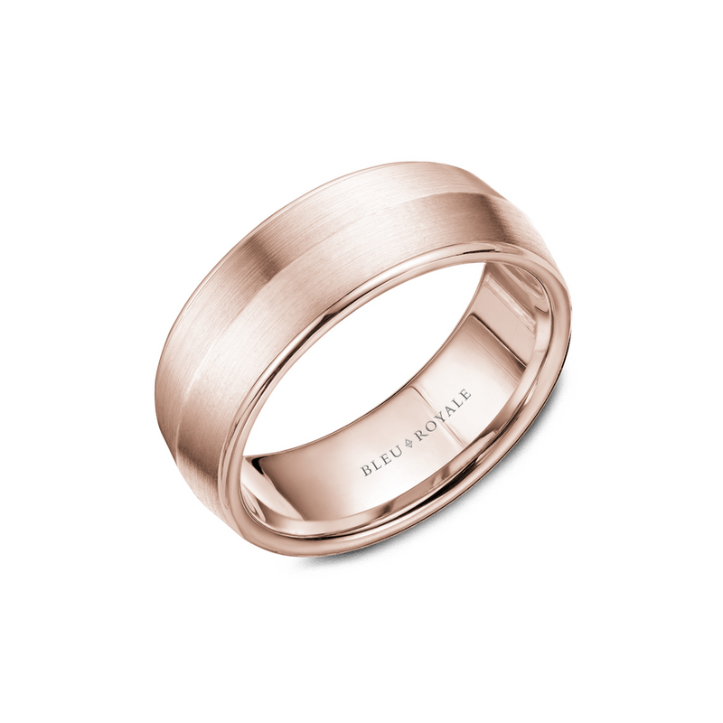 Bleu Royale Men's Wedding Band RYL-026R8