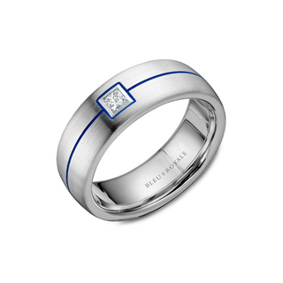 Bleu Royale Men's Wedding Band RYL-027WD75