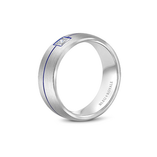 Bleu Royale Men's Wedding Band RYL-027WD75