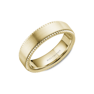 Bleu Royale Men's Wedding Band RYL-028Y6