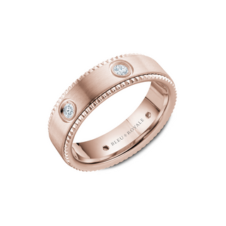 Bleu Royale Men's Wedding Band RYL-030RD65