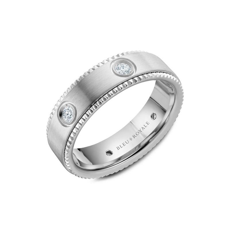 Bleu Royale Men's Wedding Band RYL-030RD65