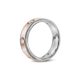 Bleu Royale Men's Wedding Band RYL-030RWD65