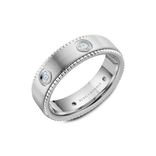 Bleu Royale Men's Wedding Band RYL-030WD65