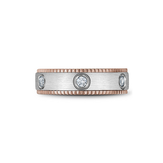 Bleu Royale Men's Wedding Band RYL-030WRD65