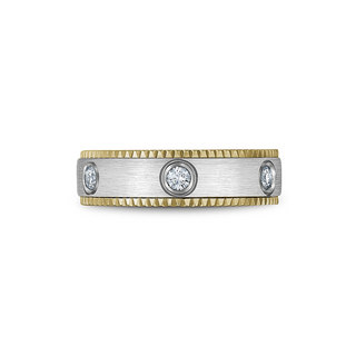 Bleu Royale Men's Wedding Band RYL-030WYD65