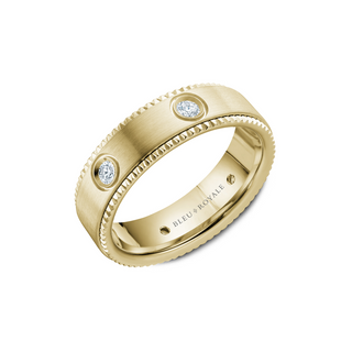Bleu Royale Men's Wedding Band RYL-030YD65