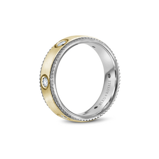 Bleu Royale Men's Wedding Band RYL-030YWD65