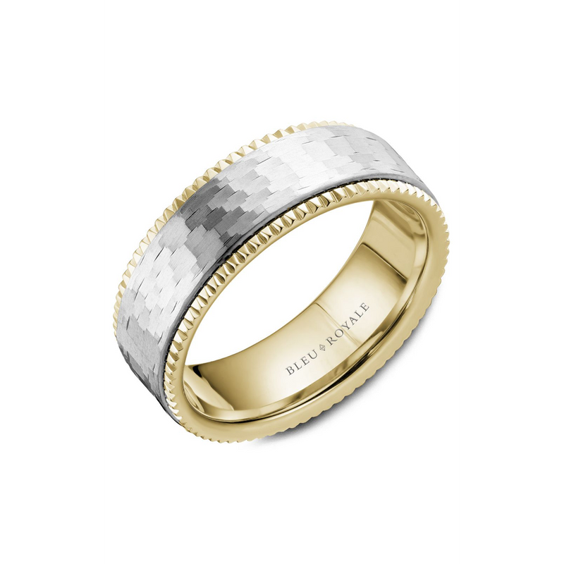 Bleu Royale Men's Wedding Band RYL-032WY75