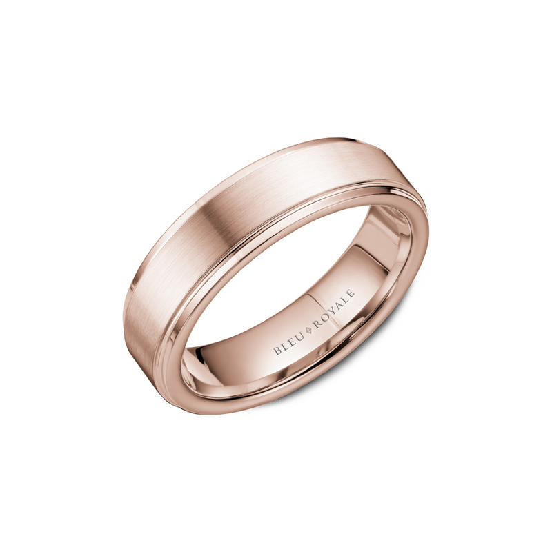 Bleu Royale Men's Wedding Band RYL-036R65