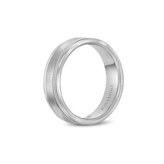 Bleu Royale Men's Wedding Band RYL-038W6