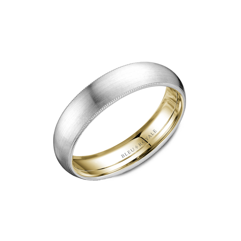 Bleu Royale Men's Wedding Band RYL-040WY55