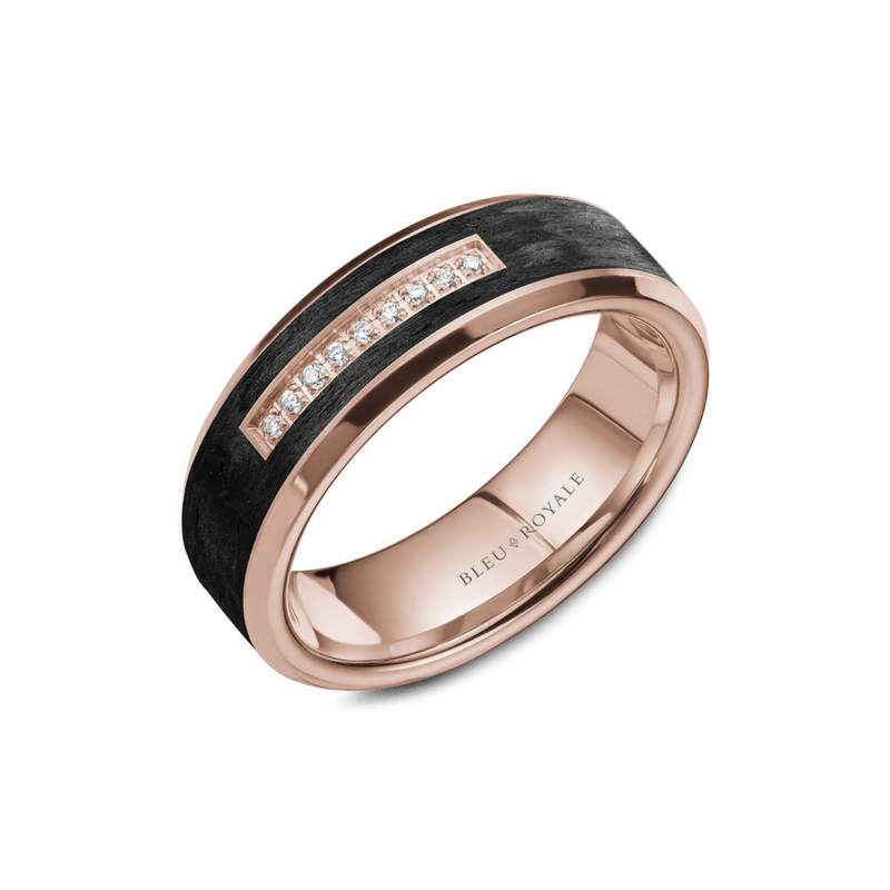 Bleu Royale Men's Wedding Band RYL-049RD7