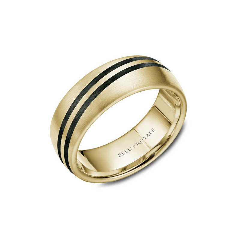 Bleu Royale Men's Wedding Band RYL-050Y8