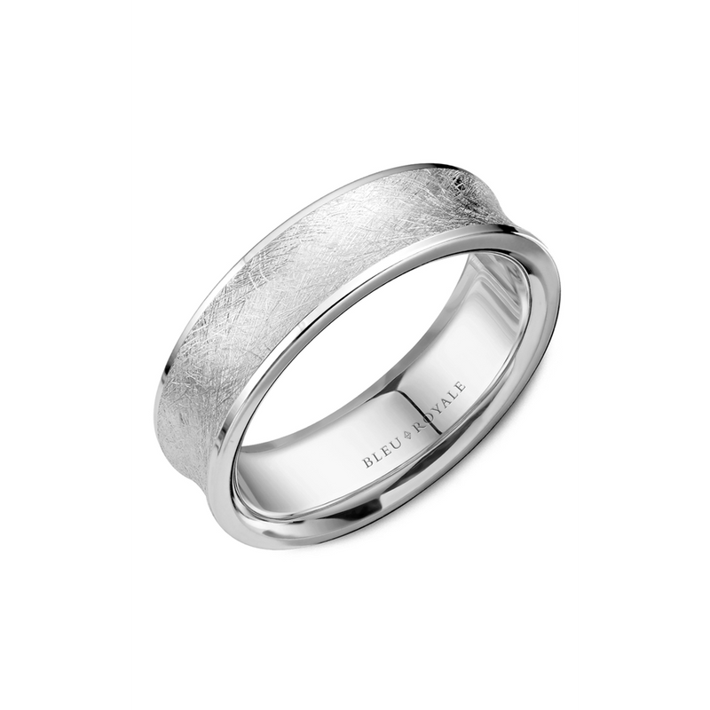 Bleu Royale Men's Wedding Band RYL-053W6