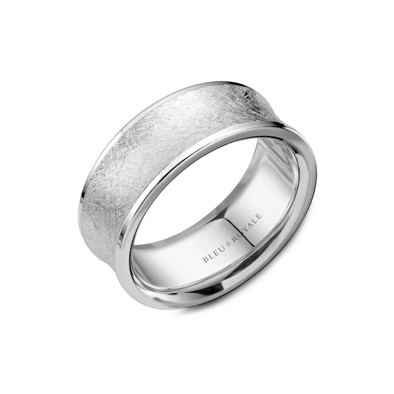 Bleu Royale Men's Wedding Band RYL-053W8