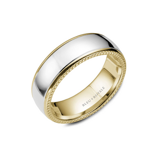 Bleu Royale Men's Wedding Band RYL-054WY75