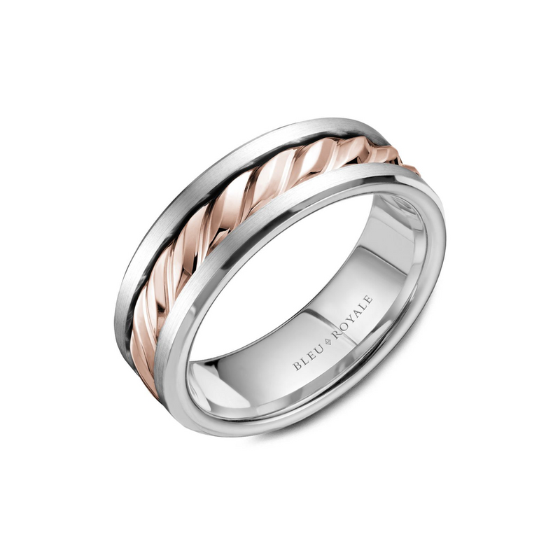 Bleu Royale Men's Wedding Band RYL-060RW75