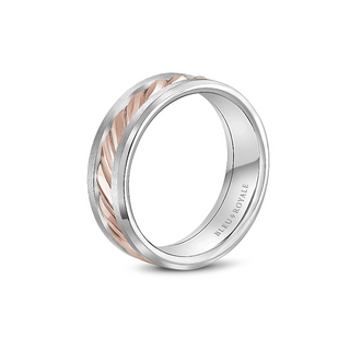 Bleu Royale Men's Wedding Band RYL-060RW75