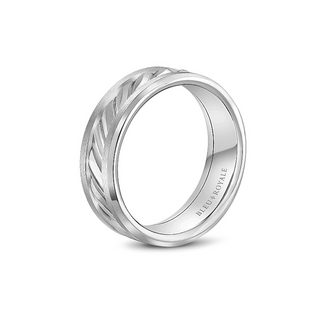 Bleu Royale Men's Wedding Band RYL-060W75
