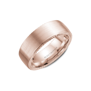 Bleu Royale Men's Wedding Band RYL-065R8