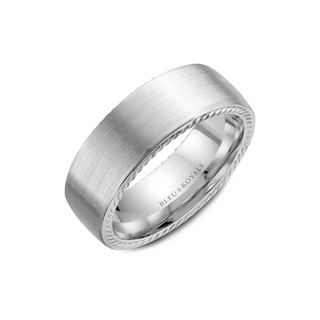 Bleu Royale Men's Wedding Band RYL-065W8