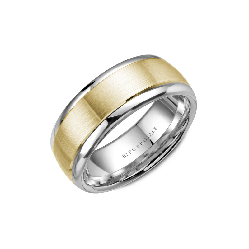 Bleu Royale Men's Wedding Band RYL-066YW75