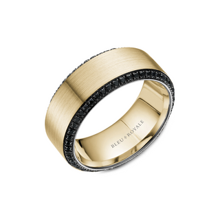 Bleu Royale Men's Wedding Band RYL-067YBD9