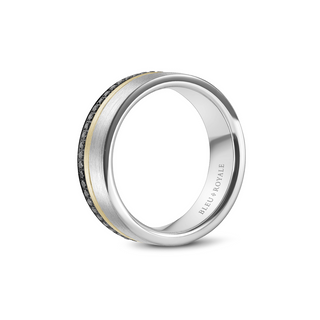 Bleu Royale Men's Wedding Band RYL-070YWBD7