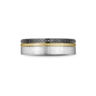 Bleu Royale Men's Wedding Band RYL-070YWBD7