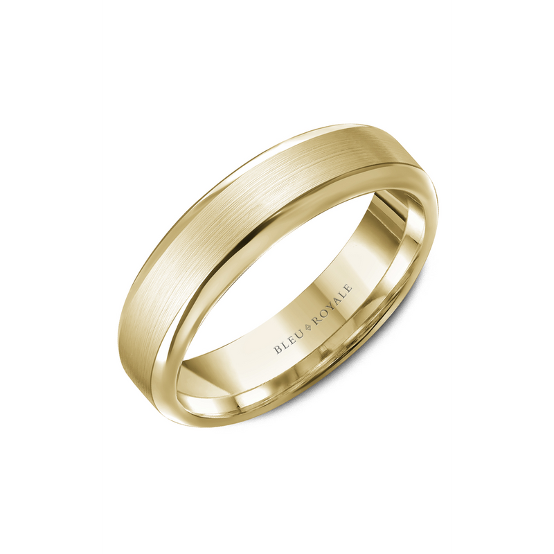 Bleu Royale Men's Wedding Band RYL-076Y6