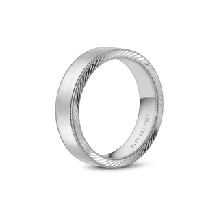 Bleu Royale Men's Wedding Band RYL-078W6