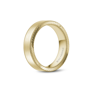 Bleu Royale Men's Wedding Band RYL-078Y6