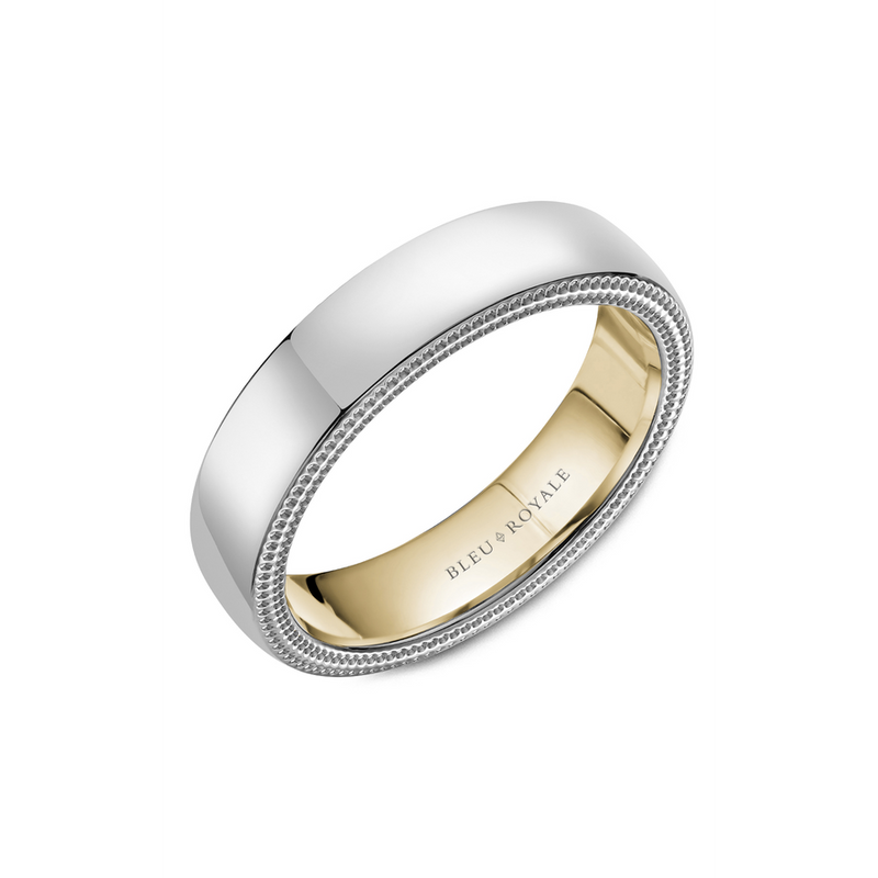 Bleu Royale Men's Wedding Band RYL-079WY55